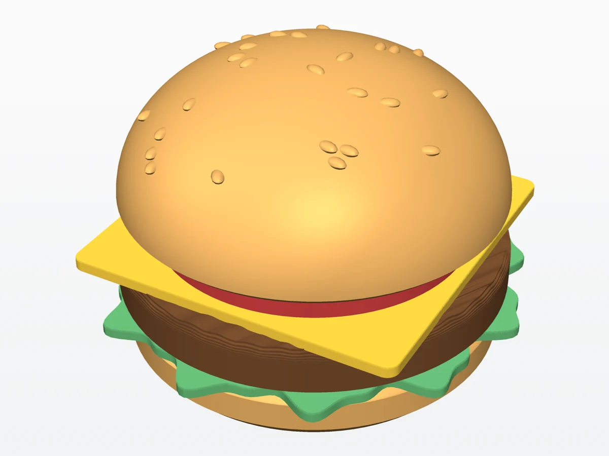 Burger (7 warstw) (wizualizacja)