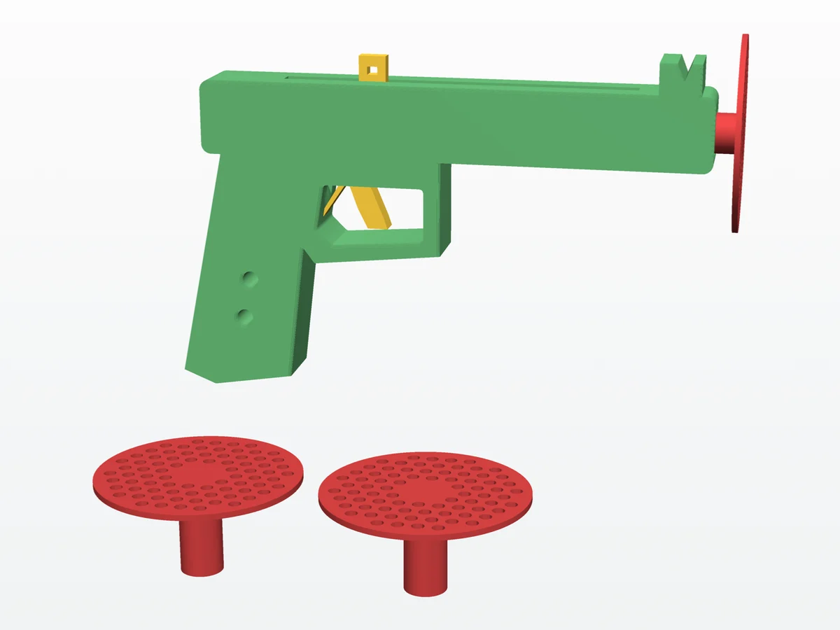 Karabin z 3 packami (wizualizacja)